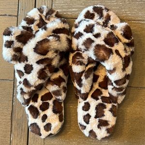 Dena Lives Fuzzy Slippers